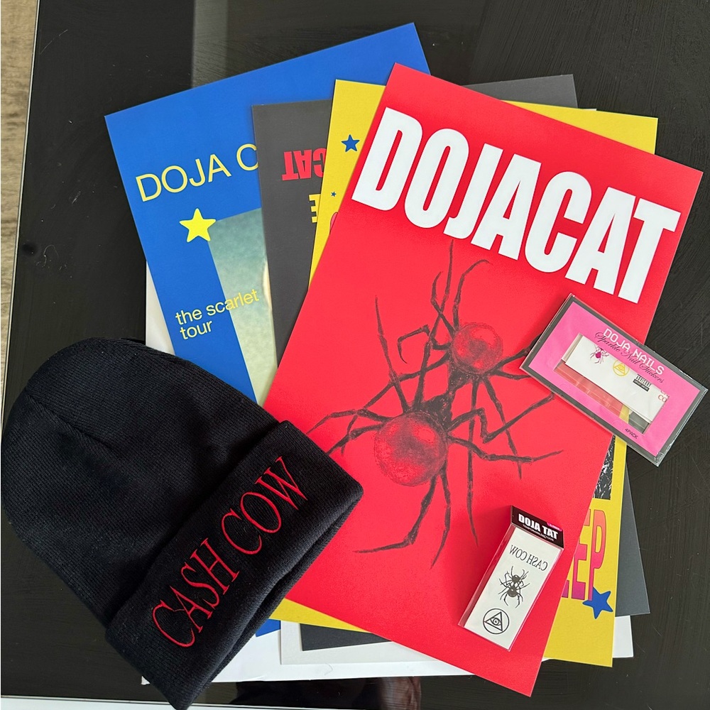 Doja Cat Scarlet Tour VIP Posters & Beanie